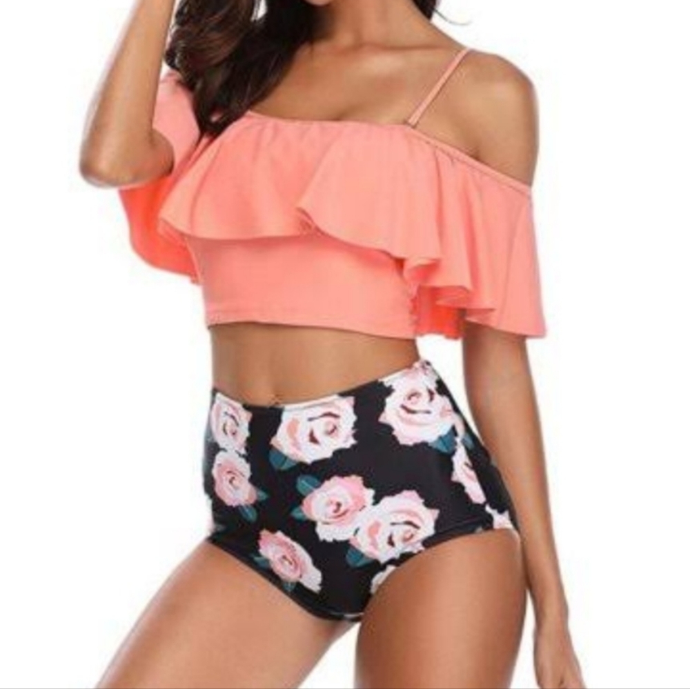 NWT 2 Piece Bikini Set Women's Size Large